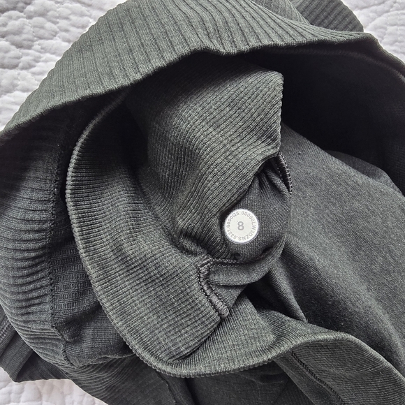 Lululemon Ebb To Street Long Sleeve Crop Shirt - Rainforest Green 8 - Picture 5 of 8